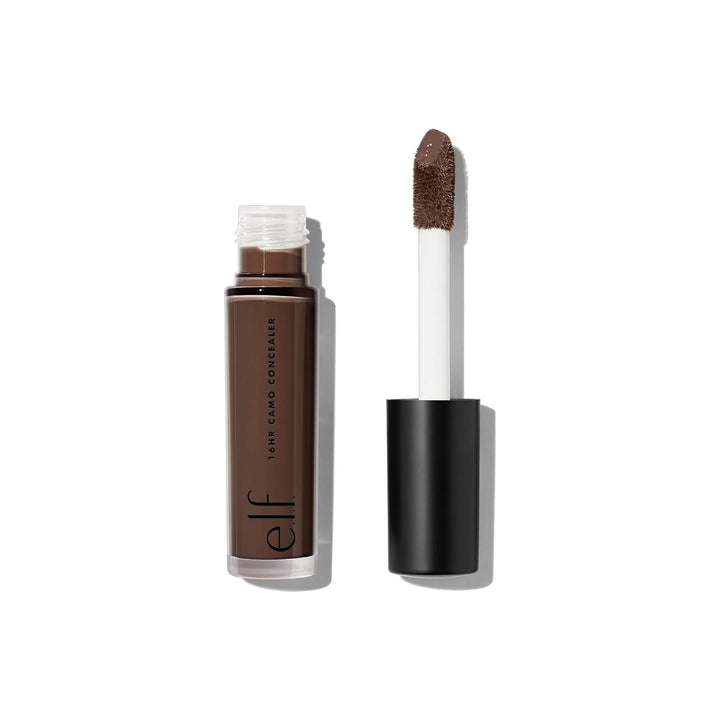 E.L.F. 16HR Camo Concealer, Full Coverage, Highly Pigmented Concealer with Matte Finish, Crease-Proof, Vegan & Cruelty-Free, Fair Warm, 0.203 Fl Oz