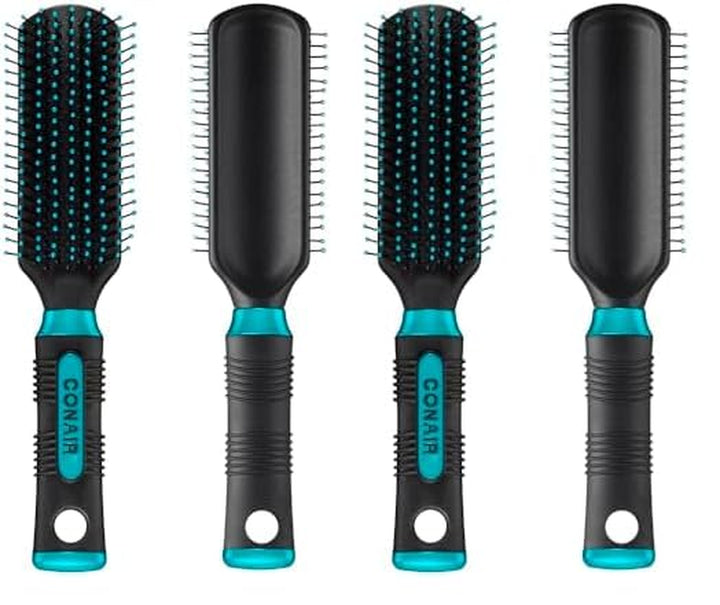 Conair Salon Results Detangling Hairbrush - for Men and Women, All Hair Types with Nylon Bristles